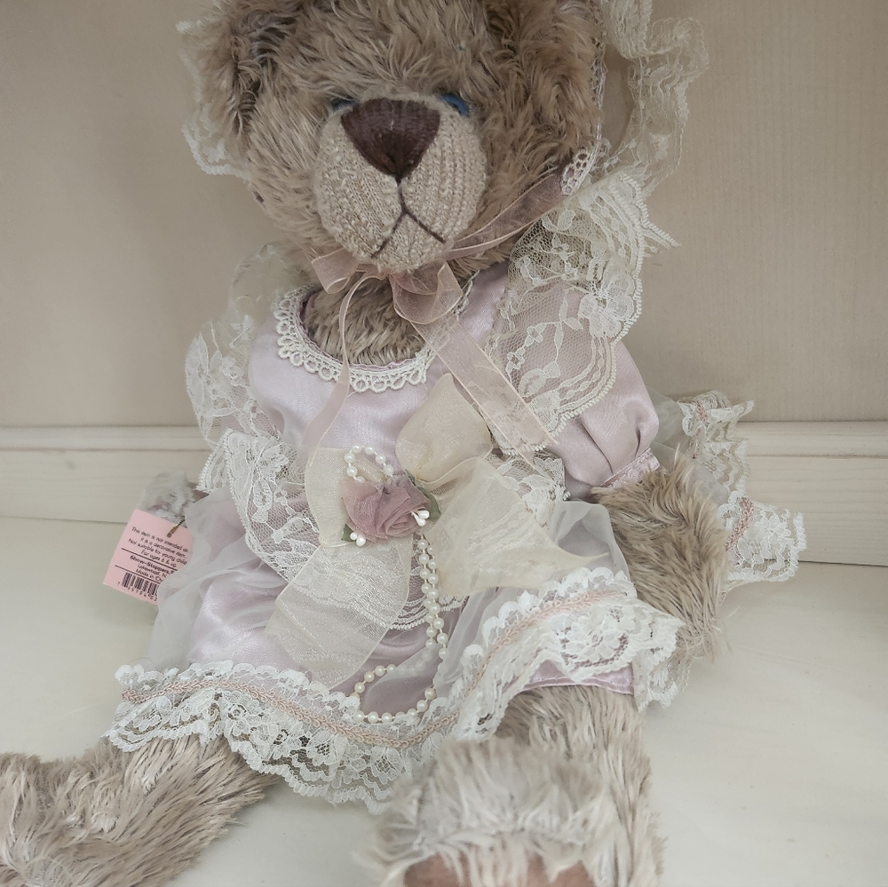 Show-Stoppers "Wild Berry" teddy bear doll plush stuffed w/tag 17" - Picture 3 of 10